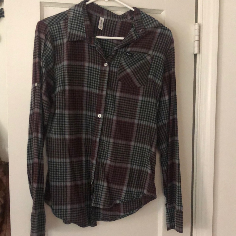 RVCA button down shirt